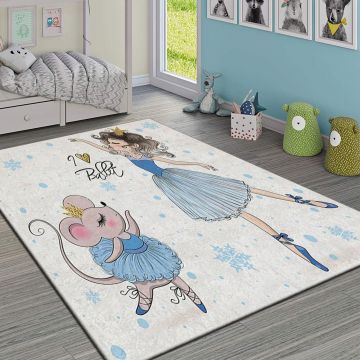 Covor, HMI KDC-63, 120x180 cm, Poliester, Multicolor ieftin