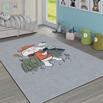 Covor, HMI KDC-66, 140x220 cm, Poliester, Multicolor ieftin