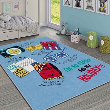 Covor, HMI KDC-75, 120x180 cm, Poliester, Multicolor ieftin