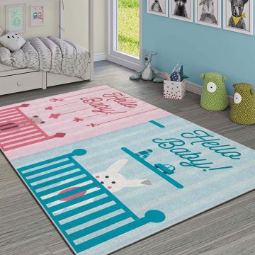 Covor, HMI KDC-91, 140x220 cm, Poliester, Multicolor ieftin