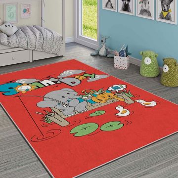 Covor, HMI KDC-92, 100x180 cm, Poliester, Multicolor ieftin