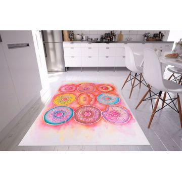 Covor, Ada Gönül Chenille AL 311 , 140x190 cm, Poliester , Multicolor ieftin