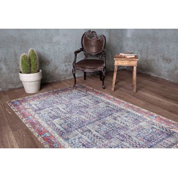 Covor de hol, Blues Chenille AL 341 , 75x230 cm, Poliester , Multicolor ieftin