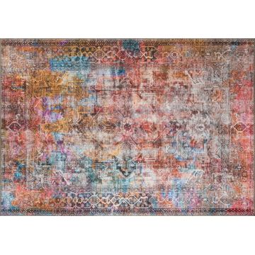 Covor de hol, Fusion Chenille, 75x230 cm, Poliester , Multicolor ieftin