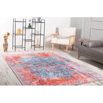 Covor de hol, Fusion Chenille, 75x230 cm, Poliester , Multicolor ieftin