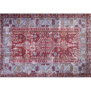 Covor de hol, Soul Chenille, 75x230 cm, Poliester , Multicolor ieftin