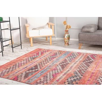 Covor de hol, Soul Chenille AL 226 , 75x230 cm, Poliester , Multicolor