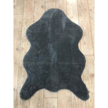 Covor de hol, Post Plush, 100x150 cm, Poliester, Gri inchis