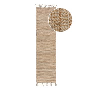 Covor în culoare naturală tip traversă 60x230 cm Levi – Flair Rugs