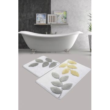 Set covorase de baie 2 piese, Chilai Home, Innovia, Acril, Multicolor